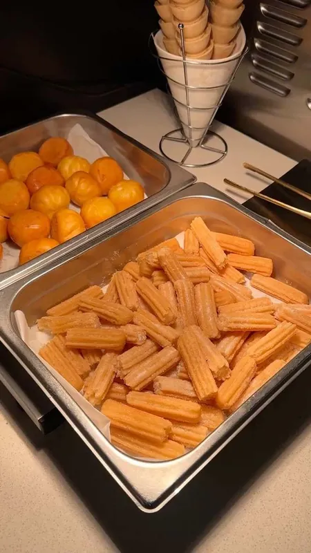 Freshly sugared churros